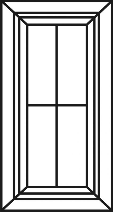 Pinnacle French Lite Cabinet Door (4 Lites)